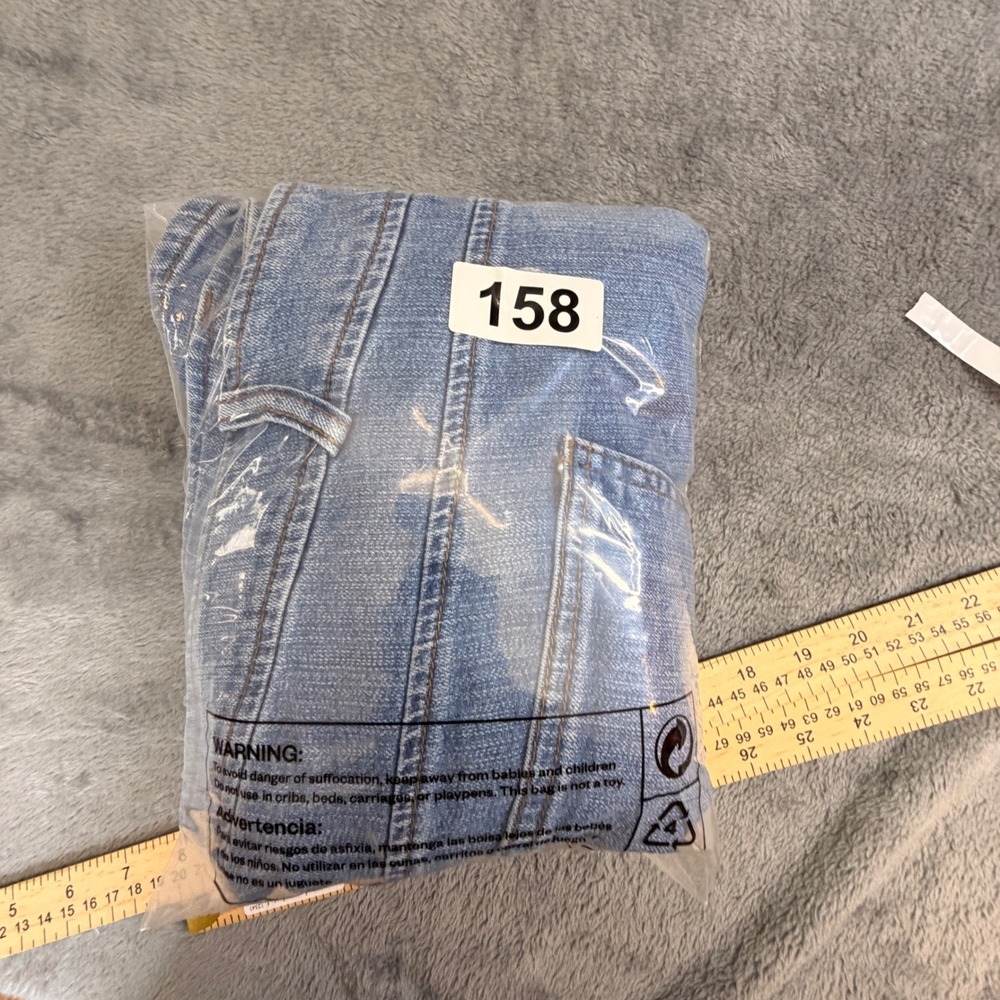 Chaps Womens 18W Denim Capri Jeans Blue Stretch Cropped Pants‎ Light Wash 158 - Picture 8 of 8
